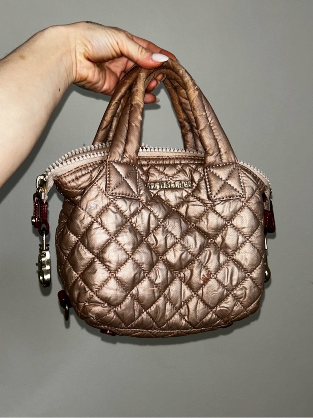 MZ Wallace Mini Bag in ROSE GOLD